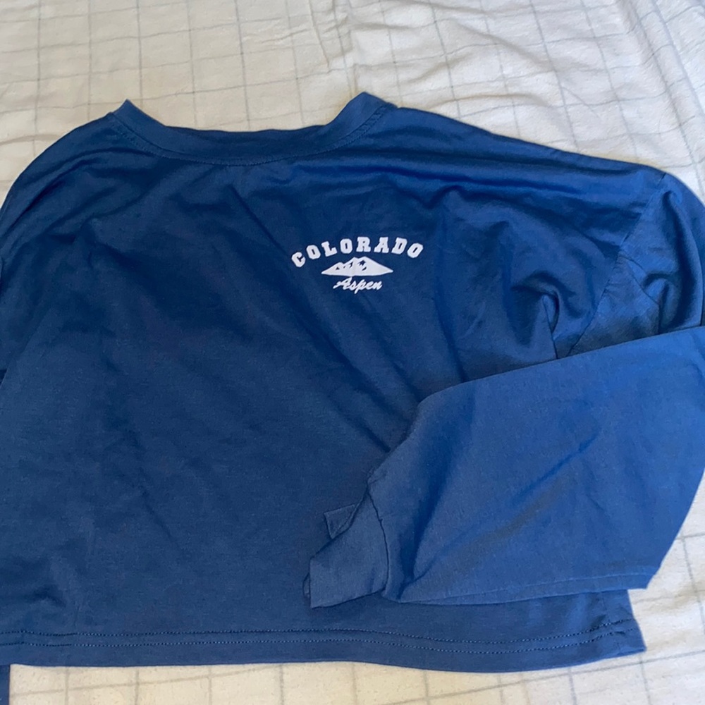 Blue Long Sleeve Colorado Shirt.